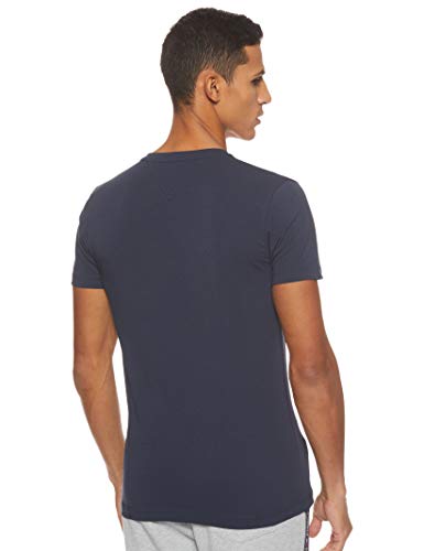 Tommy Hilfiger Core Stretch Slim Vneck tee Camiseta, Azul (Navy Blazer 416), Medium para Hombre Tommy Hilfiger Core Stretch Slim Vneck tee Camiseta, Azul (Navy Blazer 416), Medium para Hombre