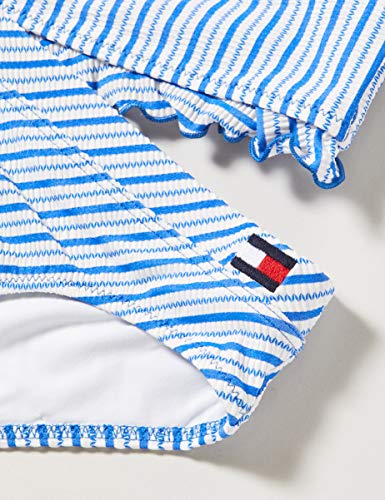 Tommy Hilfiger Crop Top Set Bikini, Azul, 10-11 años (Talla del Fabricante:) para Niñas