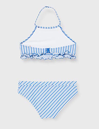 Tommy Hilfiger Crop Top Set Bikini, Azul, 10-11 años (Talla del Fabricante:) para Niñas