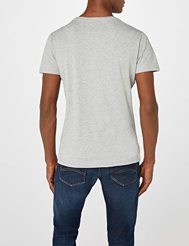 Tommy Hilfiger Logo Camiseta de Cuello Redondo,Perfecta para El Tiempo Libre, Gris (Grey Heather), L para Hombre Tommy Hilfiger Logo Camiseta de Cuello Redondo,Perfecta para El Tiempo Libre, Gris (Grey Heather), L para Hombre