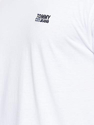 Tommy Hilfiger Modern Jaspe Camiseta, Blanco (Classic White 100), X-Large para Hombre