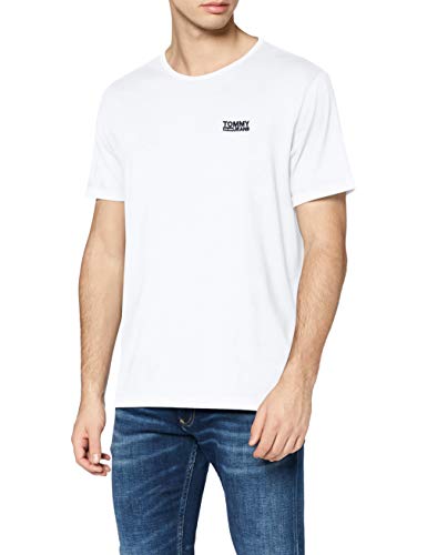 Tommy Hilfiger Modern Jaspe Camiseta, Blanco (Classic White 100), X-Large para Hombre Tommy Hilfiger Modern Jaspe Camiseta, Blanco (Classic White 100), X-Large para Hombre