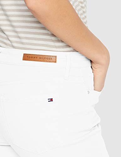 Tommy Hilfiger Mujer Como Skinny Rw A Clr Jeans, Blanco (White Ybr), W26/L32