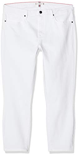 Tommy Hilfiger Mujer Como Skinny Rw A Clr Jeans, Blanco (White Ybr), W26/L32