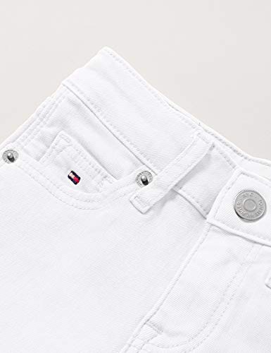 Tommy Hilfiger Nora Short Socdst, Blanco (White Ybr), 3-4 años (Talla del Fabricante: 4) para Niñas