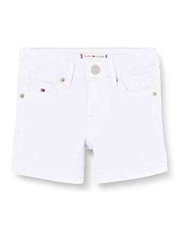 Tommy Hilfiger Nora Short Socdst, Blanco (White Ybr), 3-4 años (Talla del Fabricante: 4) para Niñas