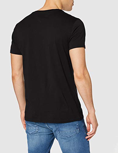 Tommy Hilfiger Original Jersey Camiseta, Negro (Tommy Black 078), Large para Hombre Tommy Hilfiger Original Jersey Camiseta, Negro (Tommy Black 078), Large para Hombre