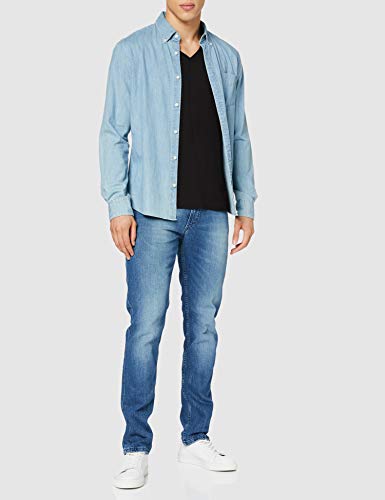 Tommy Hilfiger Original Jersey Camiseta, Negro (Tommy Black 078), Large para Hombre Tommy Hilfiger Original Jersey Camiseta, Negro (Tommy Black 078), Large para Hombre