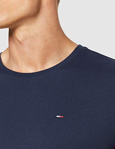Tommy Hilfiger Regular C Camiseta con Cuello Redondo, Azul (Black Iris), XXL para Hombre Tommy Hilfiger Regular C Camiseta con Cuello Redondo, Azul (Black Iris), XXL para Hombre