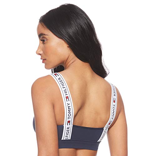 Tommy Hilfiger Sujetador Estilo Bralette, Azul (Navy Blazer 416), Small para Mujer Tommy Hilfiger Sujetador Estilo Bralette, Azul (Navy Blazer 416), Small para Mujer