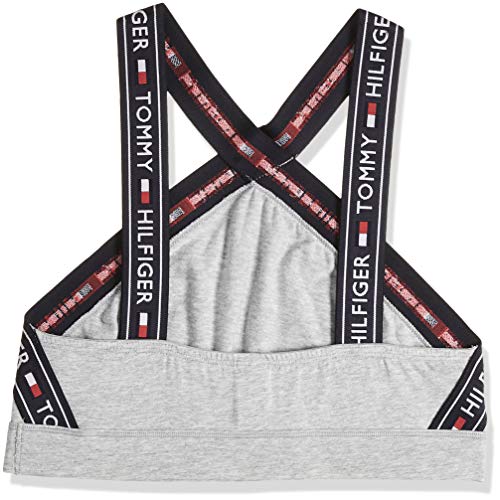 Tommy Hilfiger Sujetador Estilo Bralette, Gris (Grey Heather 004), X-Small para Mujer Tommy Hilfiger Sujetador Estilo Bralette, Gris (Grey Heather 004), X-Small para Mujer