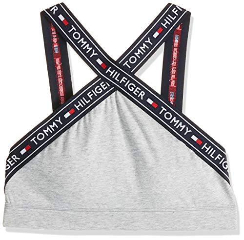 Tommy Hilfiger Sujetador Estilo Bralette, Gris (Grey Heather 004), X-Small para Mujer Tommy Hilfiger Sujetador Estilo Bralette, Gris (Grey Heather 004), X-Small para Mujer