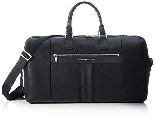 Tommy Hilfiger TH Downtown Duffle, Bolsas. para Hombre, Negro, One Size
