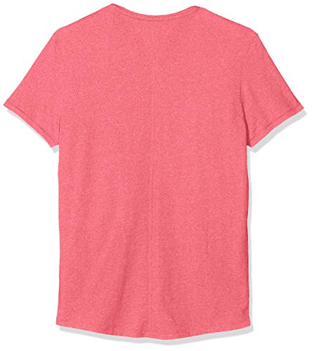 Tommy Hilfiger TJM Essential Jaspe tee Camiseta, Rosa (Bright Cerise Pink T1k), Small para Hombre