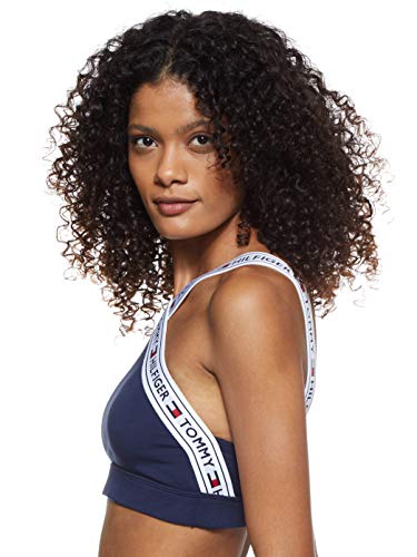 Tommy Hilfiger X Sujetador Estilo Bralette, Azul (Navy Blazer 416), Medium (Talla del Fabricante: MD) para Mujer