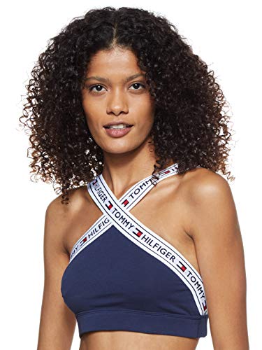 Tommy Hilfiger X Sujetador Estilo Bralette, Azul (Navy Blazer 416), Medium (Talla del Fabricante: MD) para Mujer