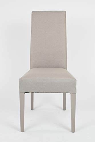 Tommychairs - Set 4 sillas Chiara para Cocina, Comedor, Bar y Restaurante, solida Estructura en Madera de Haya y Asiento tapizado en Tejido Color Gamuza Tommychairs - Set 4 sillas Chiara para Cocina, Comedor, Bar y Restaurante, solida Estructura en Madera de Haya y Asiento tapizado en Tejido Color Gamuza