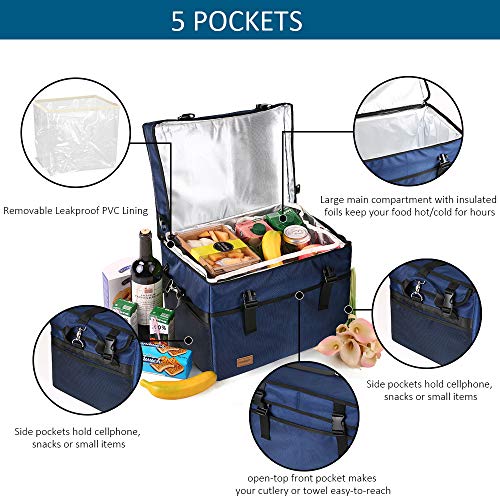TOMSHOO Bolsa Térmica, Bolsa Nevera Portátil 10L/ 18L/ 28L/ 37L/ 47L/70L Mantener Caliente Bolsa de Almuerzo para Picnic Familiar, Camping, Playa, Viaje y Trabajo TOMSHOO Bolsa Térmica, Bolsa Nevera Portátil 10L/ 18L/ 28L/ 37L/ 47L/70L Mantener Caliente Bolsa de Almuerzo para Picnic Familiar, Camping, Playa, Viaje y Trabajo