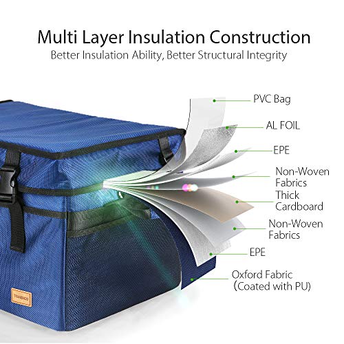 TOMSHOO Bolsa Térmica, Bolsa Nevera Portátil 10L/ 18L/ 28L/ 37L/ 47L/70L Mantener Caliente Bolsa de Almuerzo para Picnic Familiar, Camping, Playa, Viaje y Trabajo TOMSHOO Bolsa Térmica, Bolsa Nevera Portátil 10L/ 18L/ 28L/ 37L/ 47L/70L Mantener Caliente Bolsa de Almuerzo para Picnic Familiar, Camping, Playa, Viaje y Trabajo