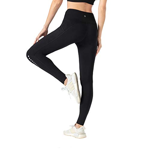 TOMSHOO Pantalones Yoga Mujer, Leggings Yoga Mujer Cintura Alta, Mallas Yoga Mujer con Bolsillos, para Correr Deportes Estiramiento y Pilates