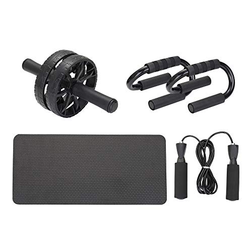 TOMSHOO Rueda Abdominales Fitness Kit 5 en 1 con Push Up Bars de Empuje Cuerda de Saltar Pinza de Mano Núcleo Abdominal Entrenamiento Físico TOMSHOO Rueda Abdominales Fitness Kit 5 en 1 con Push Up Bars de Empuje Cuerda de Saltar Pinza de Mano Núcleo Abdominal Entrenamiento Físico