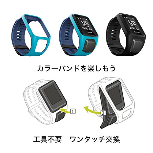 TomTom - Correa reloj para Runner 3, Spark 3, Runner 2, Spark, Adventurer, Golfer 2, Unisex Adulto, Negro, S TomTom - Correa reloj para Runner 3, Spark 3, Runner 2, Spark, Adventurer, Golfer 2, Unisex Adulto, Negro, S