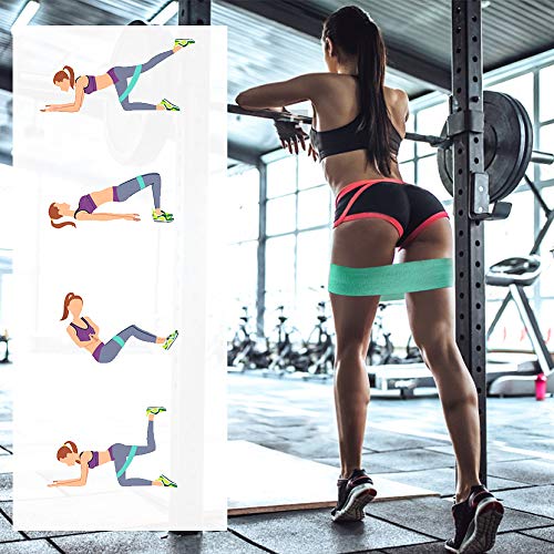 Tomuku Bandas de Resistencia elástica, elásticos de Fitness para activación de gluteos la Cadera al Eercicio de piernas y Trasero (M) Tomuku Bandas de Resistencia elástica, elásticos de Fitness para activación de gluteos la Cadera al Eercicio de piernas y Trasero (M)