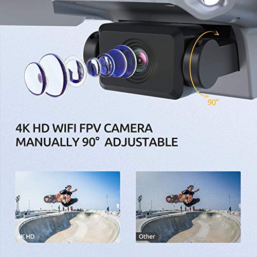 Tomzon D25 RC Drone con cámara 4K, Drone para Principiantes, Posicionamiento de la luz, Fotografía de Gestos con Las Manos, Vuelo de Ruta, Flips 3D, Modo MV, 2 Baterías, Vuelo de 24 Minutos Tomzon D25 RC Drone con cámara 4K, Drone para Principiantes, Posicionamiento de la luz, Fotografía de Gestos con Las Manos, Vuelo de Ruta, Flips 3D, Modo MV, 2 Baterías, Vuelo de 24 Minutos