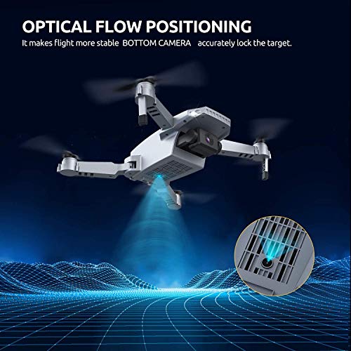 Tomzon D25 RC Drone con cámara 4K, Drone para Principiantes, Posicionamiento de la luz, Fotografía de Gestos con Las Manos, Vuelo de Ruta, Flips 3D, Modo MV, 2 Baterías, Vuelo de 24 Minutos Tomzon D25 RC Drone con cámara 4K, Drone para Principiantes, Posicionamiento de la luz, Fotografía de Gestos con Las Manos, Vuelo de Ruta, Flips 3D, Modo MV, 2 Baterías, Vuelo de 24 Minutos