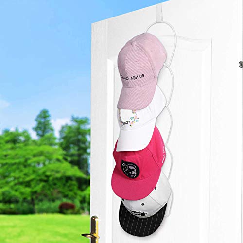 TONGXU Juego de Perchero Montado en Puerta y en Pared Soporte Organizador Almacenamiento de Sombrero Perchero de Cadena Colgante de Múltiples Capas (Blanco) TONGXU Juego de Perchero Montado en Puerta y en Pared Soporte Organizador Almacenamiento de Sombrero Perchero de Cadena Colgante de Múltiples Capas (Blanco)