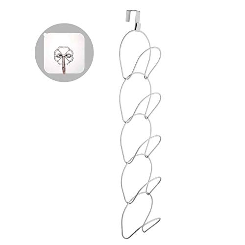 TONGXU Juego de Perchero Montado en Puerta y en Pared Soporte Organizador Almacenamiento de Sombrero Perchero de Cadena Colgante de Múltiples Capas (Blanco) TONGXU Juego de Perchero Montado en Puerta y en Pared Soporte Organizador Almacenamiento de Sombrero Perchero de Cadena Colgante de Múltiples Capas (Blanco)