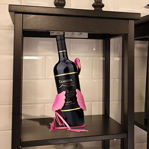 TOOARTS - Soporte para Vino - Dulce Sueño - Botellero forma de Flamenco del Estilo Metálico para la Decoración del Hogar Bar (Artesanía de Hierro,Color Rosa) TOOARTS - Soporte para Vino - Dulce Sueño - Botellero forma de Flamenco del Estilo Metálico para la Decoración del Hogar Bar (Artesanía de Hierro,Color Rosa)