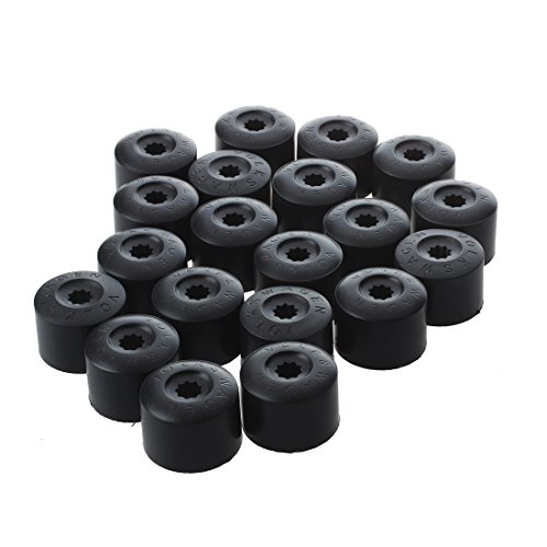 TOOGOO 20 Tuerca de rueda perno de tapa de cubierta de 17 mm para Volkswagen Golf MK4 Passat Audi Escarabajo TOOGOO 20 Tuerca de rueda perno de tapa de cubierta de 17 mm para Volkswagen Golf MK4 Passat Audi Escarabajo