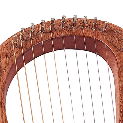 TOOGOO Arpa de Madera Arpa de 10 Cuerdas Lira Peque?a Portátil con Instrumento Musical de Cuerda Duradero Herramientas para Principiantes Regalo de Ni?os Ni?as TOOGOO Arpa de Madera Arpa de 10 Cuerdas Lira Peque?a Portátil con Instrumento Musical de Cuerda Duradero Herramientas para Principiantes Regalo de Ni?os Ni?as