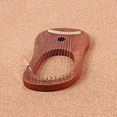 TOOGOO Arpa de Madera Arpa de 10 Cuerdas Lira Peque?a Portátil con Instrumento Musical de Cuerda Duradero Herramientas para Principiantes Regalo de Ni?os Ni?as TOOGOO Arpa de Madera Arpa de 10 Cuerdas Lira Peque?a Portátil con Instrumento Musical de Cuerda Duradero Herramientas para Principiantes Regalo de Ni?os Ni?as