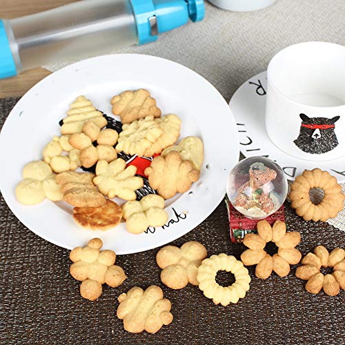 TOOGOO Kit de Prensa de Galletas Galleta Maker Kit de Decoración de Magdalenas de Máquina de Galletas Accesorios para Hornear Suministros