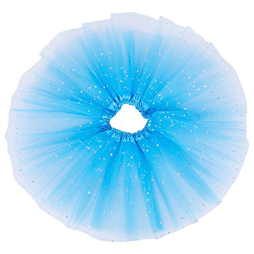TOOGOO Smart Baby Girl Clothes Stars Lentejuelas Enagua Ballet Danza Fluffy Tutu Falda Azul claro TOOGOO Smart Baby Girl Clothes Stars Lentejuelas Enagua Ballet Danza Fluffy Tutu Falda Azul claro