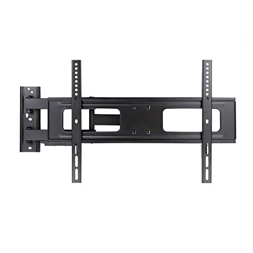 TooQ LP6070TN-B - Soporte fijo inclinable y giratorio de pared para monitor/TV/LED de 37" a 70", hasta 50kg de peso, distancia a la pared 60mm hasta 473mm, inclinacion -10º, giro 180º, formato VESA hasta 600x400, color negro