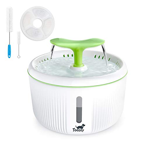 Toozey Fuente para Gatos, 2L Bebedero Gatos con Ventana de Nivel de Agua, Fuente Agua Gatos con Filtro de Carbón Activado, Fuente Automática y Silenciosa para Perros y Gatos Toozey Fuente para Gatos, 2L Bebedero Gatos con Ventana de Nivel de Agua, Fuente Agua Gatos con Filtro de Carbón Activado, Fuente Automática y Silenciosa para Perros y Gatos
