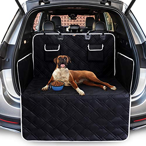 Toozey Protector Funda de Maletero de coche Alfombrilla con protección Lateral - Universal Auto Maletero Manta para Perros - Impermeable & Antideslizante Esterilla Protectora Robusta