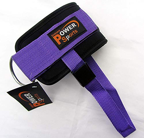 Top Gym Power Morado oyston Gimnasio Tira en Tobillo Base / Flex Vendido (individual) Máquina Con Cuerda multi-gimnasio Accesorio Relleno Unisex-adulto Entrenamientos ( yoga, pilates, Kick Boxing,