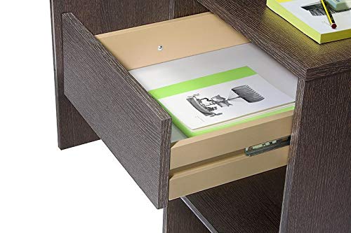 TOP KIT | Mesa de Escritorio Burgos 5010 con cajón (Ancho 100cm) | Wengué