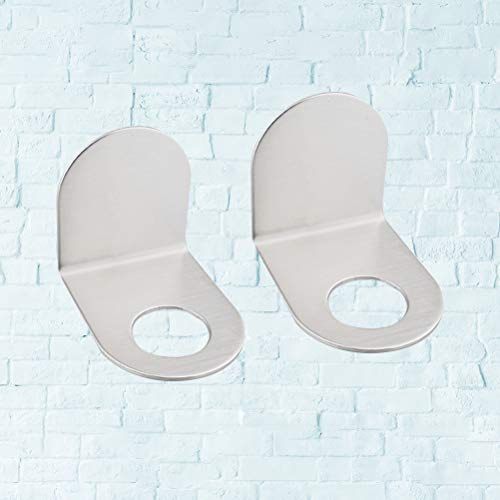 Topbathy - Soporte para desinfectante de manos (2 unidades, acero inoxidable, montaje en pared, para cocina, cuarto de baño, agujero grande y pequeño agujero) Topbathy - Soporte para desinfectante de manos (2 unidades, acero inoxidable, montaje en pared, para cocina, cuarto de baño, agujero grande y pequeño agujero)