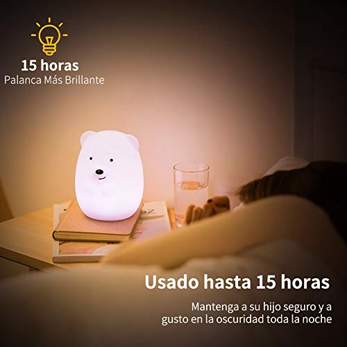 TOPERSUN Luz de Noche Bebé Lámpara Multicolor Remoto Recargable Luz Nocturna Luz de 9 Colores Luces Navidad Multicolor Remoto Recargable TOPERSUN Luz de Noche Bebé Lámpara Multicolor Remoto Recargable Luz Nocturna Luz de 9 Colores Luces Navidad Multicolor Remoto Recargable