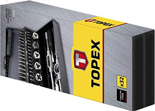 Topex 14A426 - Juego de cortar tuercas y machos de aterrajar Topex 14A426 - Juego de cortar tuercas y machos de aterrajar