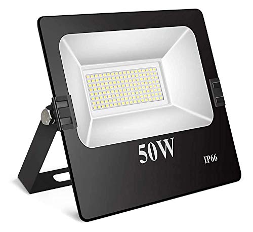 Toplanet 50w Floodlight Led Foco Proyector Led para Exterior Iluminación Decoración 6500k IP66 Negro Toplanet 50w Floodlight Led Foco Proyector Led para Exterior Iluminación Decoración 6500k IP66 Negro
