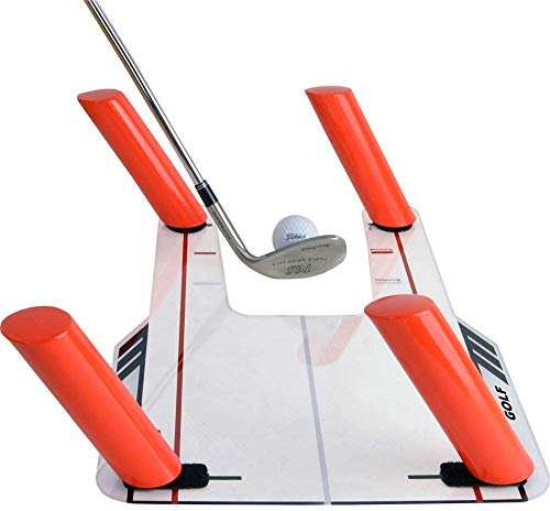 TOPQSC Ayudas de entrenamiento de golf mejoradas para entrenamiento de fuerza y ritmo Entrenador de swing de golf con bolsa de transporte Alineación de postura / Herramienta correctora de muñeca TOPQSC Ayudas de entrenamiento de golf mejoradas para entrenamiento de fuerza y ritmo Entrenador de swing de golf con bolsa de transporte Alineación de postura / Herramienta correctora de muñeca