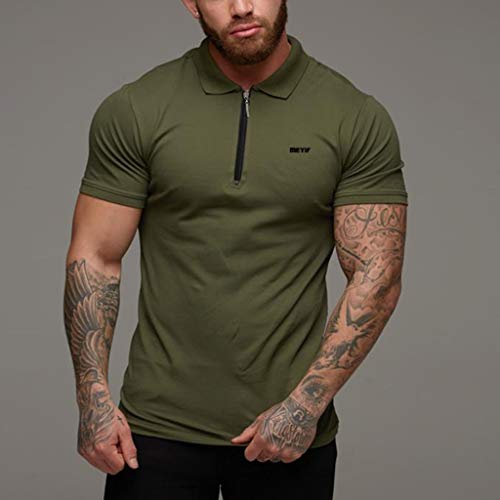 Tops Hombres Fitness Transpirable Deportes Moda Verano Mangas Cortas Blusa Tops Hombres Fitness Transpirable Deportes Moda Verano Mangas Cortas Blusa