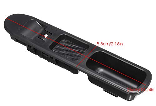 Topsale-ycld 6 Pines Interruptor de Control de la Ventana eléctrica del Lado del Pasajero para Peugeot 207 2007-2015 6490.HQ 6554.HJ Topsale-ycld 6 Pines Interruptor de Control de la Ventana eléctrica del Lado del Pasajero para Peugeot 207 2007-2015 6490.HQ 6554.HJ