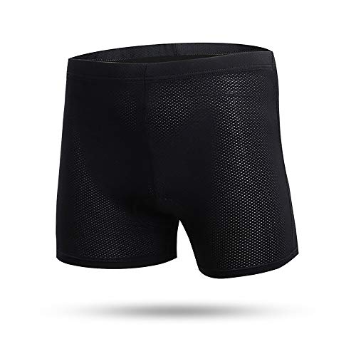 TOPTETN 3D Acolchado Bicicleta Ciclismo Ropa Interior Pantalones Cortos Transpirable Ligero Hombres y Mujeres